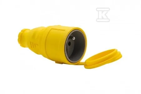 Hit sprzedaży Gniazdo gumowe NOVA 16A 230V żółte F6.0477